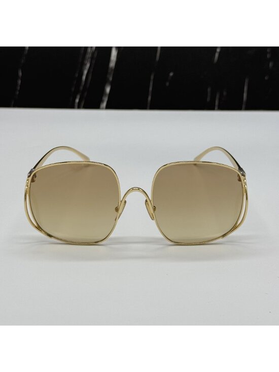 New Miu Miu MUA57S 5AK20S Oversized Gold Yellow Sunglasses MU A57S main image 8